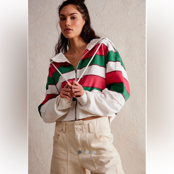 Free People🎄Ry Zip Through New With Tags💎 - Picture 1 of 6